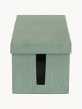 Bigso Box of Sweden Коробка для кабелей Cordy на 5 выводов, 30 x 14 см, Ш 30 × В 13 см, Шалфейный зелёный — фото 5