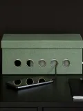 Bigso Box of Sweden Коробка для кабелей Cordy на 5 выводов, 30 x 14 см, Ш 30 × В 13 см, Шалфейный зелёный — фото 6