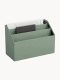 Bigso Box of Sweden Органайзер настольный Hector на 3 отделения, ширина 33 см, Ш 33 × В 23 см, Шалфейный зелёный — фото 3