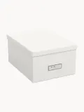 Bigso Box of Sweden Коробка для хранения Gustav II с крышкой, Ш 30 × В 15 см, Белый — фото 1