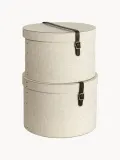 Bigso Box of Sweden Набор коробок для хранения Rut, 2 предмета, Светлый бежевый — фото 1