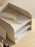 Bigso Box of Sweden Органайзер настольный Trey, лоток для документов A4, ширина 32 см — фото 4