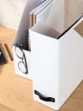 Bigso Box of Sweden Органайзер для документов William с кожаной ручкой, высота 32 см — фото 7