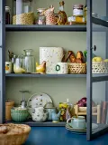 Bloomingville Mini Кружка детская Agnes из каменной керамики с ручной росписью, диаметр 7 см, высота 6 см, светло-бежевая — фото 4