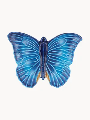 Bordallo Pinheiro Поднос декоративный Cloudy Butterflies из керамики, 40х30 см