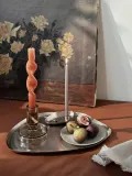 Набор витых конусных свечей Broste Copenhagen Twist светло-коричневый, 2 предмета — фото 3