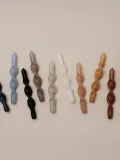 Набор витых конусных свечей Broste Copenhagen Twist тёмно-коричневый, 2 предмета — фото 3