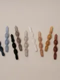 Набор витых конусных свечей Broste Copenhagen Twist бежевый, 2 предмета — фото 5