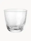 Broste Copenhagen Стакан для воды Hammered из выдувного стекла, 150 мл, прозрачный, Ø 8 × В 8 см, 150 мл, Прозрачный — фото 1
