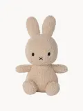 Bon Ton Toys Мягкая игрушка Miffy ручной работы, махровая ткань, высота 23 см, чёрная с бежевым — фото 1