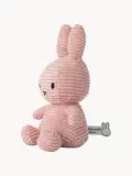 Bon Ton Toys Мягкая игрушка Miffy ручной работы, вельвет, высота 23 см, светло-розовая с чёрным — фото 2