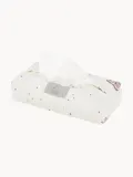 Cam Cam Copenhagen Чехол для влажных салфеток Carousel из хлопка, 25х17 см, молочно-белый с красным — фото 1