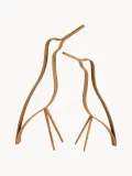 Cooee Design Статуэтка Woody Bird из дерева, светло-коричневый, высота 32 см — фото 2