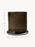 Подсвечник DBKD Bubble, высота 20 см, Ø 20 × В 20 см, Тёмный коричневый — фото 2