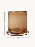 Подсвечник DBKD Bubble, высота 20 см, Ø 20 × В 20 см, Светлый коричневый — фото 2