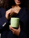 Design Letters Кружка Favourite с надписью «Happy», Ø 8 × В 9 см, 250 мл, Светлый зелёный — фото 2