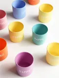Design Letters Кружка Favourite с надписью «Happy», Ø 8 × В 9 см, 250 мл, Лимонный жёлтый — фото 2