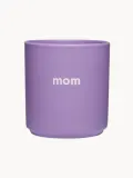 Design Letters Кружка Favourite с надписью «Mom», Ø 8 × В 9 см, 250 мл, Лиловый матовый — фото 1