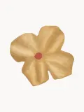 Ferm Living Kids Крючок для дома настенный детский Poesie деревянный с ручной росписью, 8х8 см, в оттенках бежевого — фото 1
