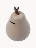 Ferm Living Kids Копилка детская Pear в виде груши из глазурованной каменной керамики, 12 х 19 см, серо-бежевая с коричневым — фото 2