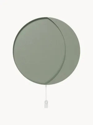 Ferm Living Kids Настенный светильник Neba светодиодный с диммером в форме луны, металл, диаметр 46 см, шалфейно-зелёный
