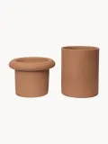 Ferm Living Кашпо Rollo, 36 см, Ø 31 × В 36 см, Терракота — фото 2