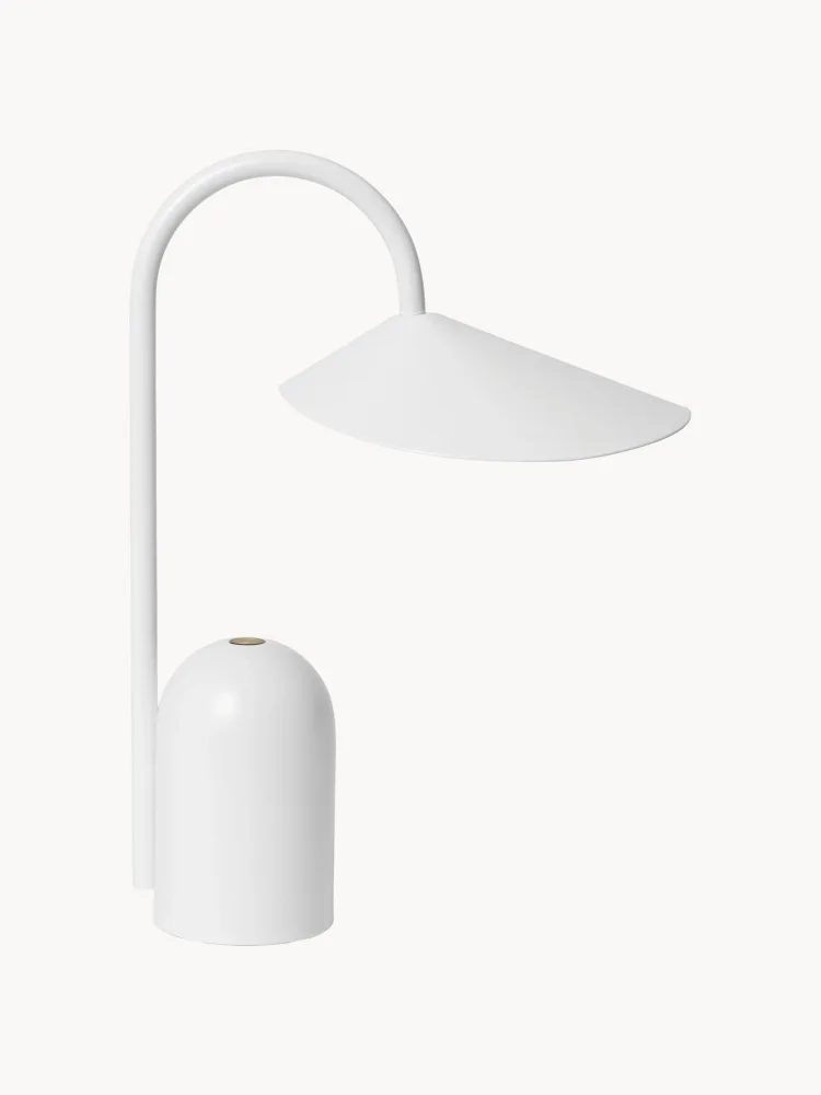 Ferm Living Настольный светильник Arum, Ш 21 × В 30 см, Белый
