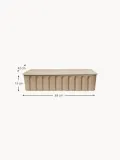 Ferm Living Коробка для хранения Pulp круглая с крышкой, Ш 65 × Г 42 см, Бежевый — фото 2