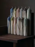 Свеча Ferm Living Dryp ручной работы, Ø 5 × В 20 см, Оливковый зелёный — фото 2