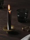 Набор столовых свечей Ferm Living Dryp, 2 предмета, В 30 см, Тёмный коричневый — фото 2