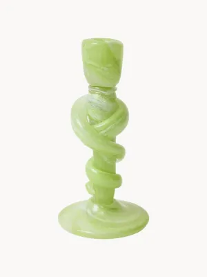 Подсвечник HKLIVING Knotted из стекла
