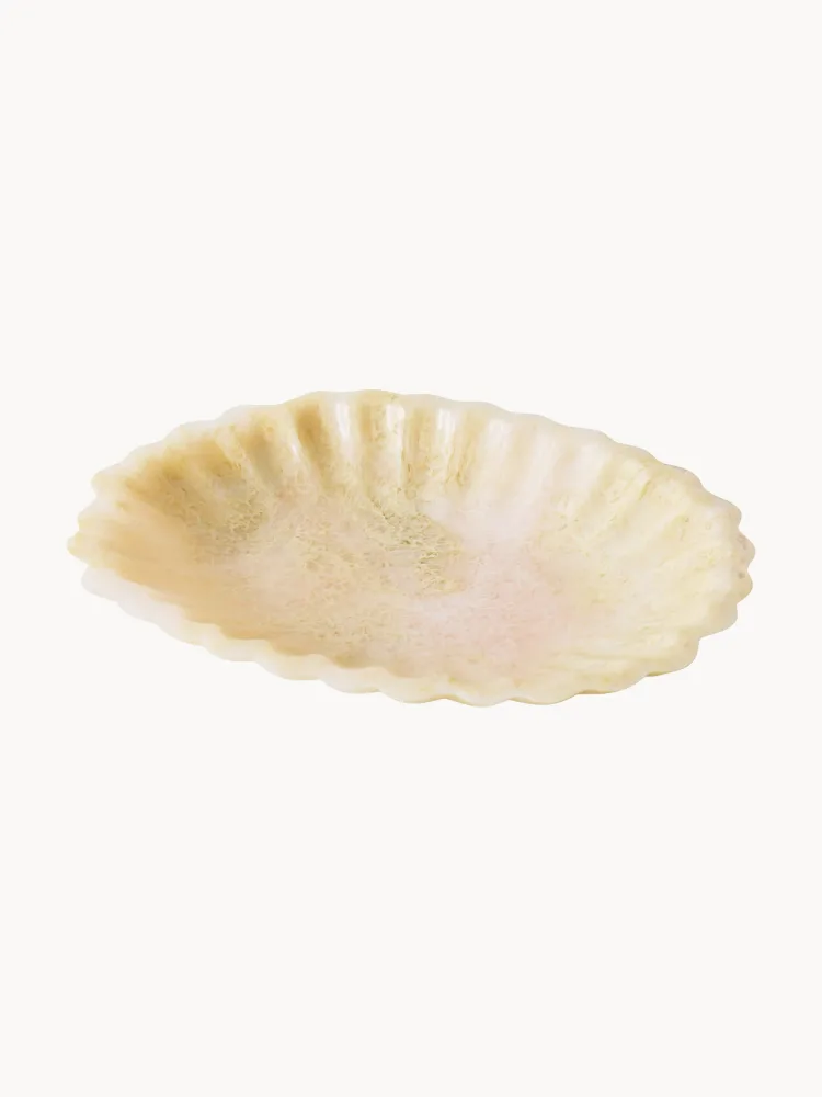 Hkliving Поднос сервировочный New Classics из полимерной смолы, 29 x 22 см, Ш 29 × Г 22 см, Светлый бежевый