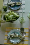 Подсвечник HKLIVING Knotted из зелёного стекла — фото 4