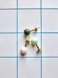 House Doctor Вешалка настенная Ball, набор из 2 крючков, Ш 8 × В 4 см, Мятный зелёный — фото 5