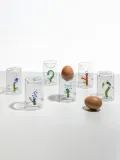 Ichendorf Рюмка для яйца Botanica ручной работы, прозрачный, синий, зелёный — фото 2