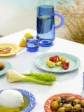 Карафка &klevering Dew из боросиликатного стекла, 1 л, голубая — фото 2