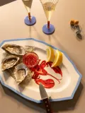 &klevering Блюдо для подачи Sirène с ручной росписью, овальное, 42х27 см — фото 3
