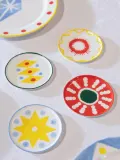 &klevering Набор тарелок десертных Festivo ручной росписи, 4 предмета — фото 7