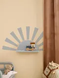Kids Concept Полка настенная Star с крючками для детской, 11х15х10,5 см, светло-жёлтая — фото 3