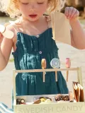 Kids Concept Набор игрушек магазин сладостей Kid's Hub из дерева и МДФ с щипцами и пакетами, прилавок 25х16х15 см — фото 6
