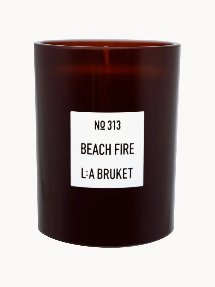 Ароматическая свеча L:A Bruket Beach Fire дымное дерево