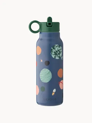 Liewood Бутылка для воды детская Falk из нержавеющей стали с трубочкой и ручкой, 350 мл, тёмно-синяя