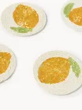 Les Ottomans Набор подставок Lemon из бусин, 4 шт — фото 2