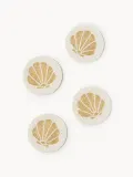 Les Ottomans Набор подставок Shell из бусин, 4 шт — фото 3