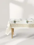 Les Ottomans Скатерть Palm Tree из хлопка с ручной печатью, 150х250 см — фото 3