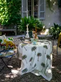 Les Ottomans Скатерть Palm Tree из хлопка с ручной печатью, 150х250 см — фото 5