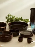 LSA International Миска Collective из выдувного стекла, Ø 35 × В 6 см, Тёмный коричневый — фото 5