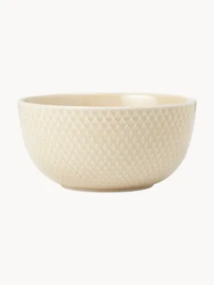 Lyngby Porcelaen Миска Rhombe Earth, Ø 13 × В 7 см, Белый