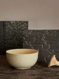 Lyngby Porcelaen Миска Rhombe Earth, Ø 13 × В 7 см, Белый — фото 5
