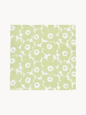 Marimekko Салфетка сервировочная льняная Mini Unikko, Ш 43 × Д 43 см, Белый